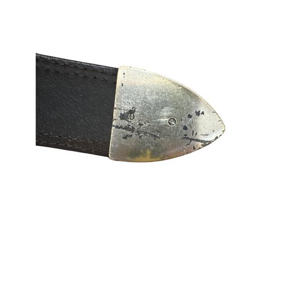 Nocona Belt Womens Embellished Tooled Leather Belt Size Small - Picture 6 of 7